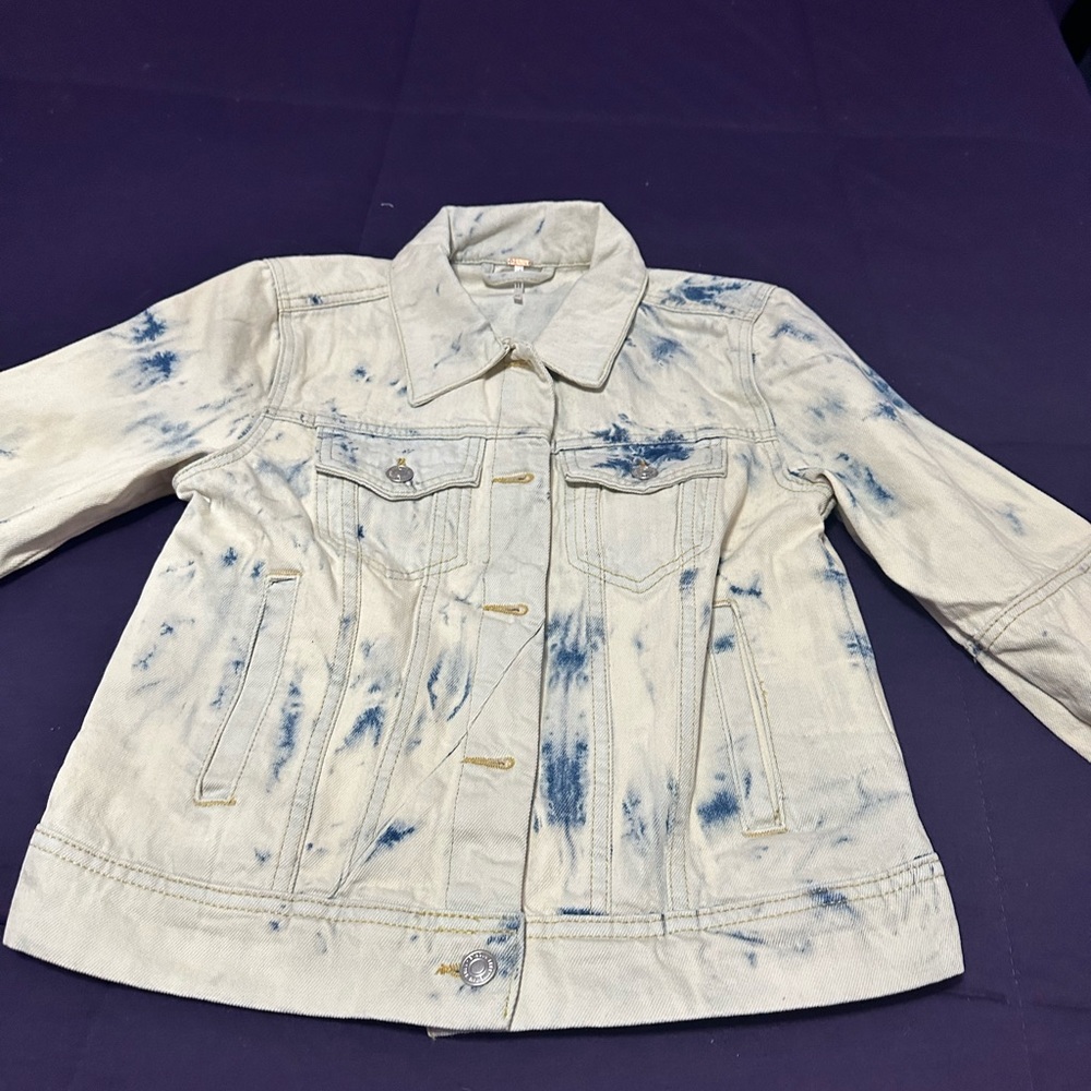 NWT Free people denim jacket size x small